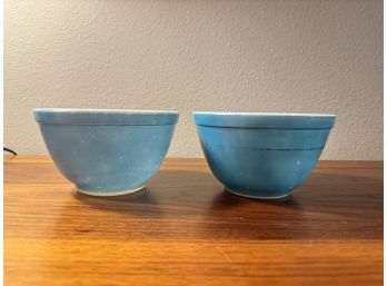 Two 1 12 Qt Blue Bowls **Local Pickup Only**