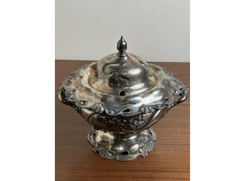 Silver Quadruplate Tureen With Art Noveau Detail  - Derby Silver Co. 1905 **Local Pickup Only**