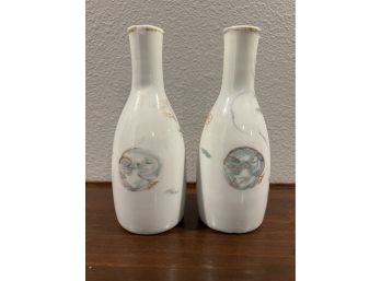 2 Asian Vases. **Local Pickup Only**
