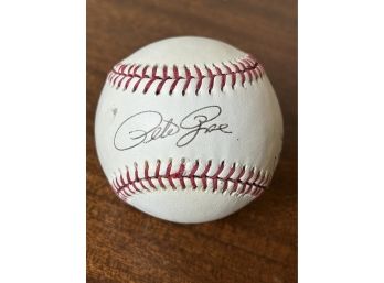 Signed Pete Rose Baseball **Local Pickup Only**