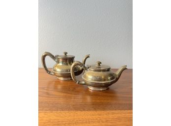 Two Small Reed And Barton Teapots **Local Pickup Only**