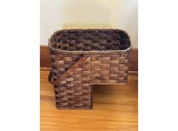 Vintage Oak Step Basket **Local Pickup Only**