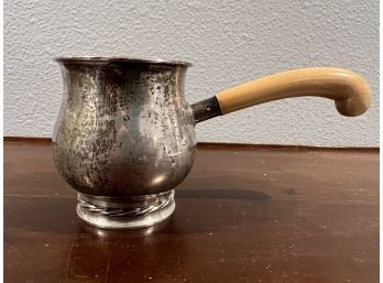 Towle Sterling Creamer With Wood Handle.