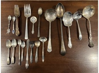Lot Of Silver Plate Flatware. **Local Pickup Only**