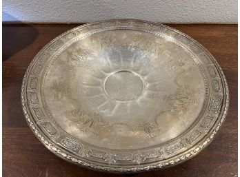 Sterling Footed Platter.