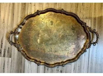 Antique Silverplate Platter **Local Pickup Only**