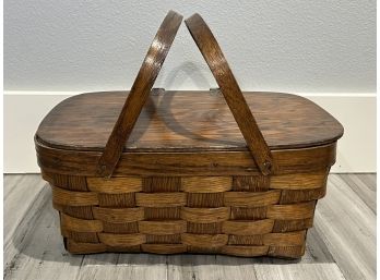 Vintage Wicker Picnic Basket **Local Pickup Only**