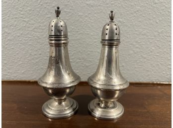 MFH Sterling Silver Salt And Pepper Shakers.