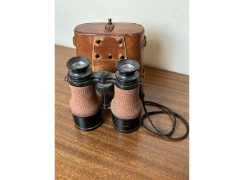 Vintage Navy Binoculars With Case **Local Pickup Only**