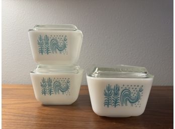 Pyrex Amish Butterprint Set Of Three **Local Pickup Only**