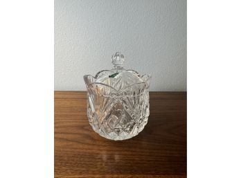 Shannon Crystal Lidded Jar **Local Pickup Only**
