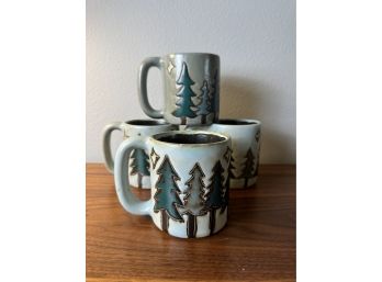 Four Mara Mexico Coffee Mugs **Local Pickup Only**