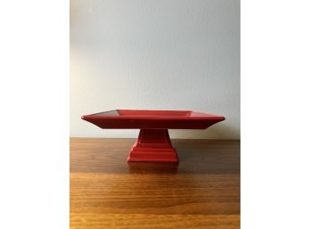 American Atelier Red Footed Platter **Local Pickup Only**