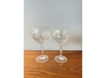 Vintage Pair Of Waterford Millennium Collection Wine Goblet **Local Pickup Only**