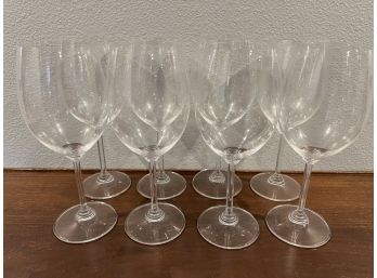 8 Large Wine Goblets. **Local Pickup Only**