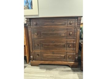 Antique Tall Eastlake Dresser With Burled Wood Accents **Local Pickup Only**