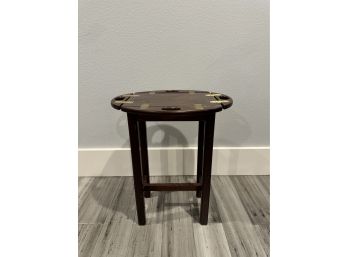Drop Leaf End Table With Brass Hinges **Local Pickup Only**