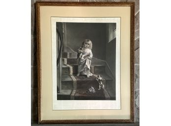 Alfred Lucas Engraved Lithograph Print Framed *local Pick Up Only*