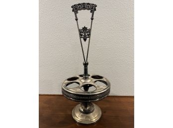 Silver Plate Condiment Holder. **Local Pickup Only**