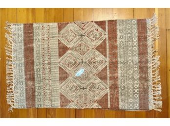 Woven Printed Bedside Rug **Local Pickup Only**