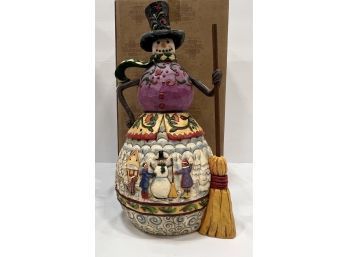 Jim Shore - Snowman Scene Figurine