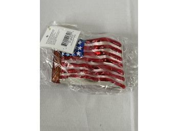 Christopher Radko American Flag Ornament