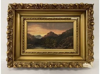 Original Oil Painting: 'Moel Siabod - North Wales' 1887