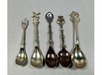 5 Souvenir Spoons