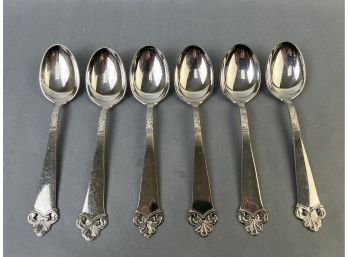 6 Silver Plate Tablespoons Marked 60 Gr.