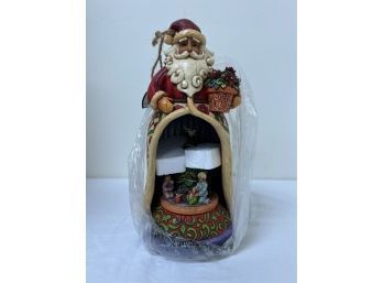 Jim Shore 'christmas Lives Within' Animated Musical Figurine