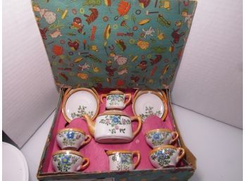 Vintage Children's Toy Tea Set Japan