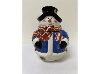 International Silver Company Snowman Cookie Jar