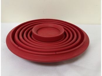 Red Collapsible Pot/bowl