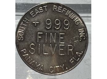 1 Silver OZ .999 Fine South East Refining INC