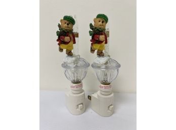 Set Of 2 Winter Nightlights