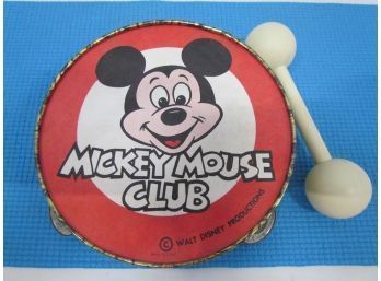 Vintage Mickey Mouse Tambourine