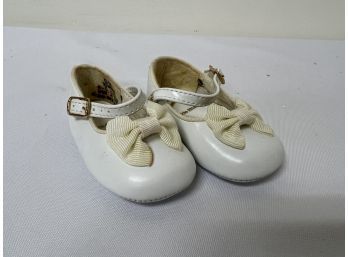 White Baby Shoes