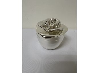 Silver Tarnish Protection Rose Trinket Box