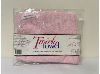 Pink Twirly Towel