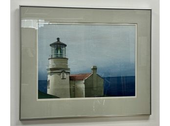 Donald Archer Watercolor Of Lighthouse
