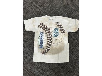 Vintage Seattle Mariners XL Liquid Blue T Shirt.