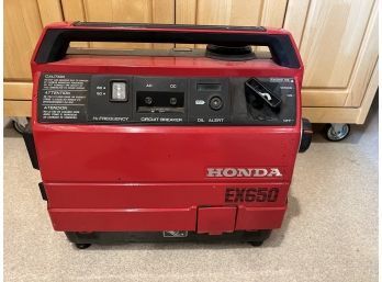 Honda EX650 Generator