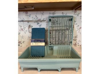 Dish Drying Rack And Mat