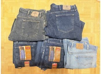 Lot Of 5 Mens Pants 40x30