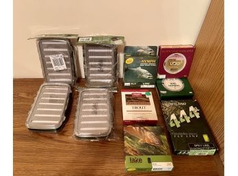 Fishing Line And Waterproof Fly Box