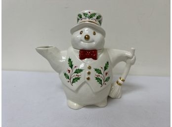 Lenox Snowman Teapot