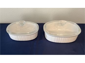 2 Corning Casserole Dishes