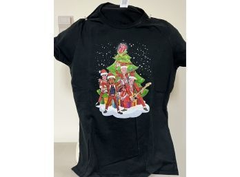 Rolling Stone Christmas T Shirt Ladies Small