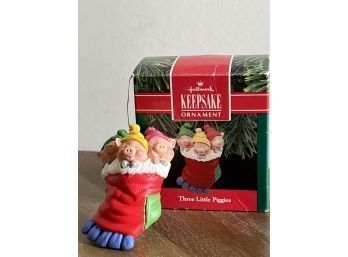 Hallmark Keepsake Ornament-Three Little Piggies