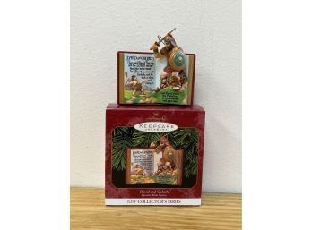 Hallmark Keepsake Ornaments David And Goliath